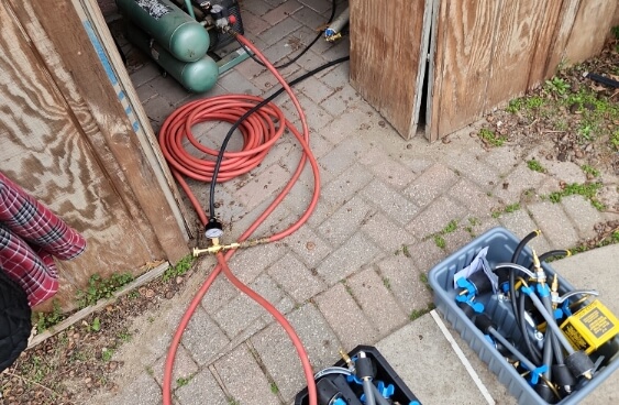 Drain plugging and dye testing services for Toronto leak detection solutions