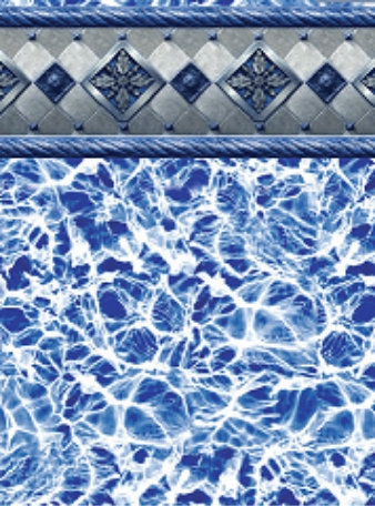 White Diffusion in Bayview Slate: Toronto pool liners linear pattern