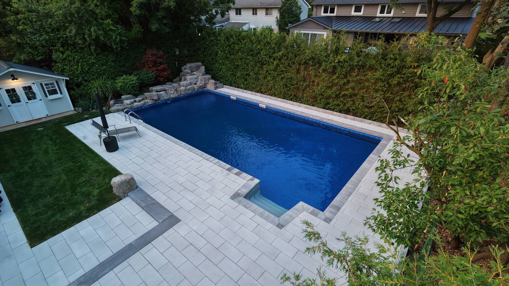 George’s completed pool liner replacement