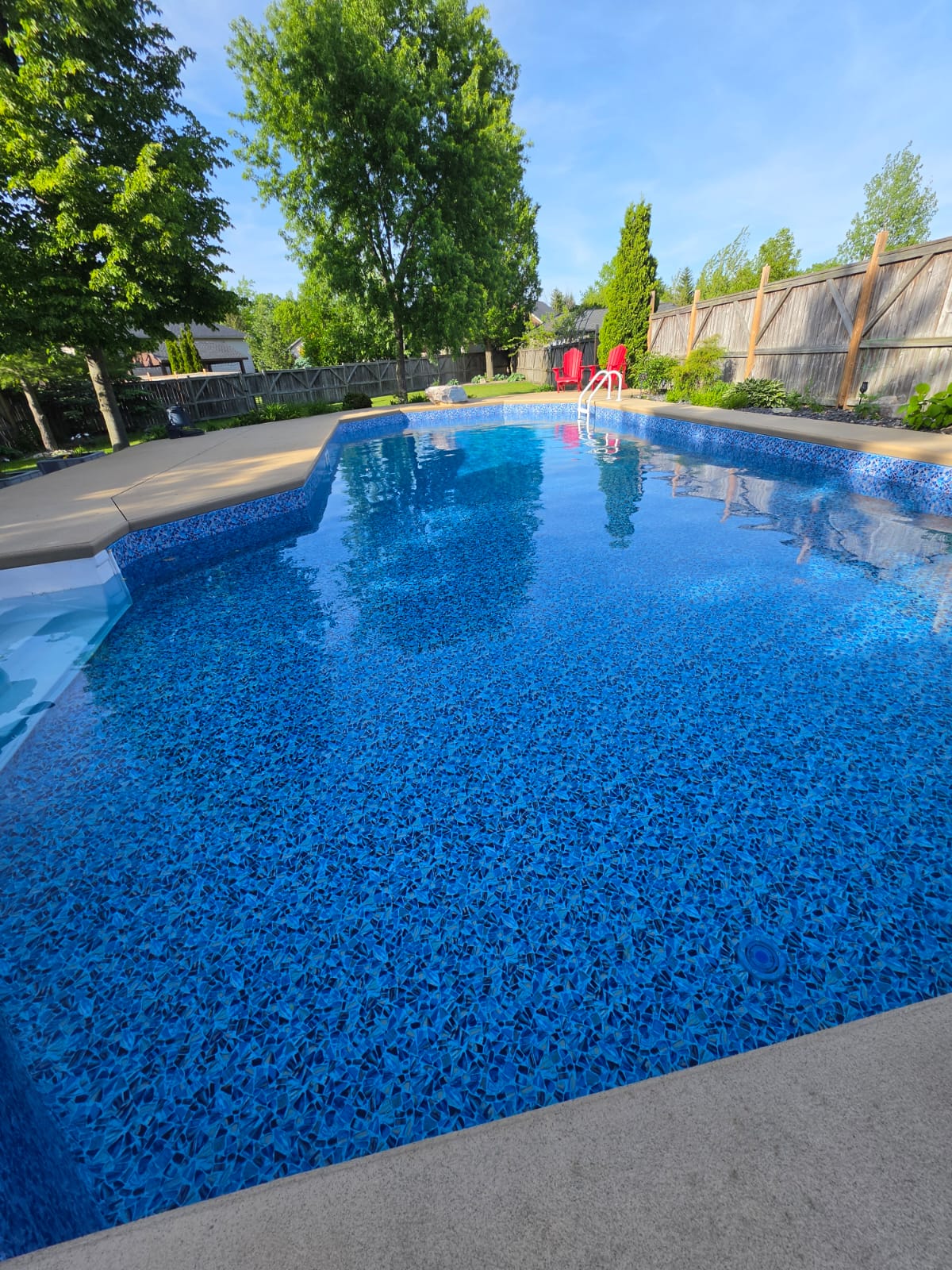 Liner replacement from Ontario fiberglass pools business